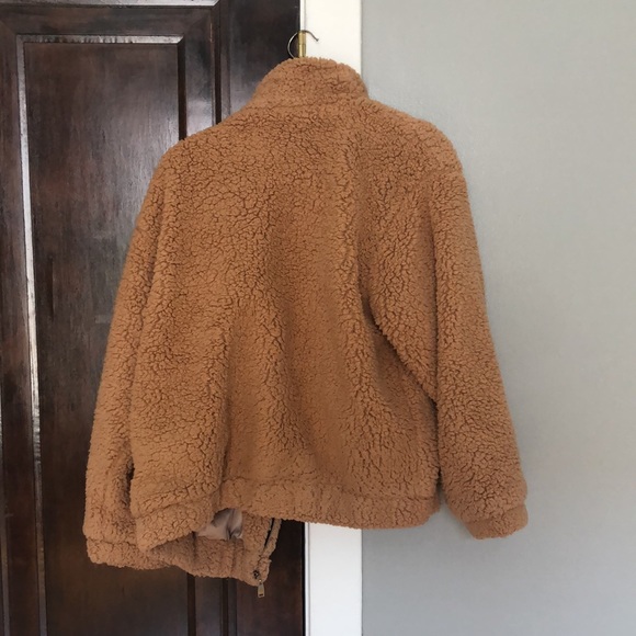 Lanshifei tan oversized coat. Size M. - Picture 2 of 4